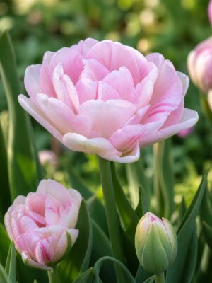 angyalszív1 Rózsaszín telt tulipán – Angyalszív (Angelique) – (10 és 25 db)